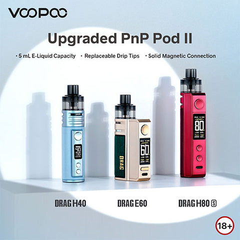 Voopoo PnP 2 (PnP II) - 5ml Replacement Pods - Empty Pod (2 Pack)