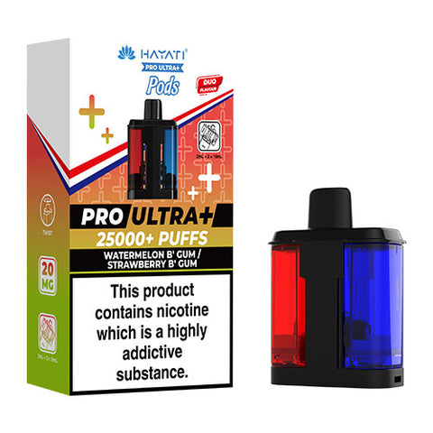 Watermelon B Gum / Strawberry B Gum - Hayati Pro Ultra 25K Refill Pod