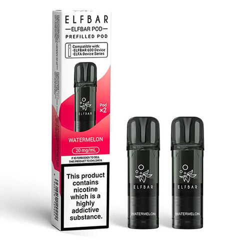 Watermelon - Elfbar 600 Prefilled Pod (2 Pack)