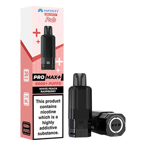 White Peach Raspberry - 20mg - Hayati Pro Max 6000 Refill Pod