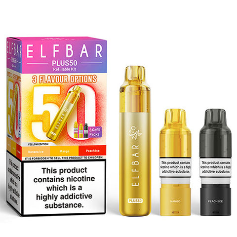 Yellow Edition - Elfbar Plus50 Pod Kit