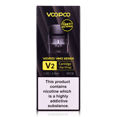 Voopoo Vinci Series Pod/Cartridge - Pod 2ml - Pod & Coil (3 Pack)