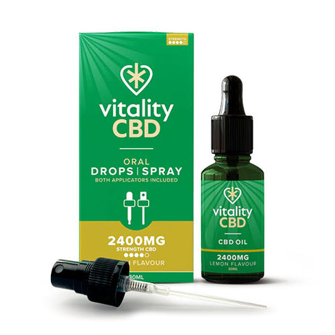Lemon - CBD Oil 30ml - Drops & Spray - Vitality CBD
