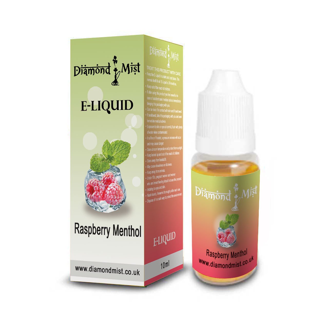 Diamond Mist E-Liquid - Raspberry Menthol - CRAM Vape