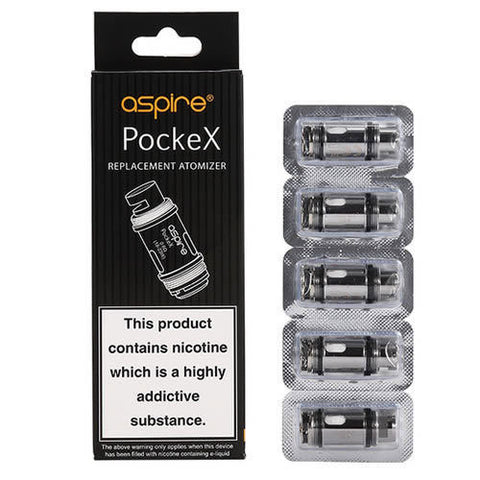 Aspire PockeX Coils - CRAM Vape - Scunthorpe Vape Store and Doncaster Vape Store