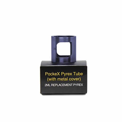 Aspire PockeX Glass Tube & Metal Cover