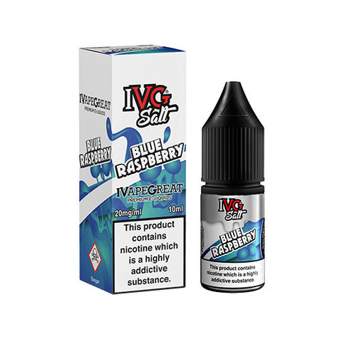 Blue Raspberry - IVG Salts - CRAM Vape - Scunthorpe Vape Store and Doncaster Vape Store