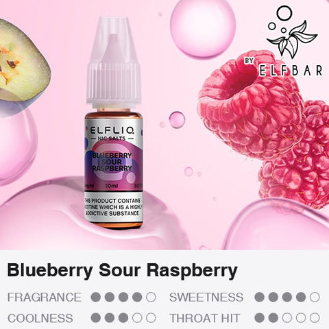 Blueberry Sour Raspberry - ELFLIQ Nic Salts