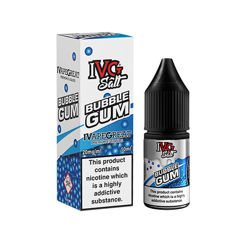 Bubblegum - IVG Salts - CRAM Vape - Scunthorpe Vape Store and Doncaster Vape Store