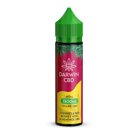 Cherries & Red Berries Menthol  - Darwin 1500mg CBD E-Liquid