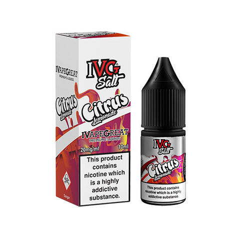 Citrus Lemonade - IVG Salts - CRAM Vape - Scunthorpe Vape Store and Doncaster Vape Store