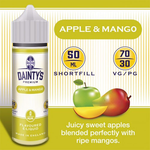 Apple & Mango - Dainty's 50ml - CRAM Vape - Scunthorpe Vape Store and Doncaster Vape Store