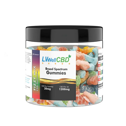 Fizzy Mix - 1200mg CBD Gummies - LVWell CBD