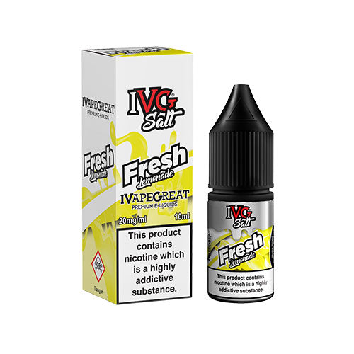 Fresh Lemonade - IVG Salts - CRAM Vape - Scunthorpe Vape Store and Doncaster Vape Store