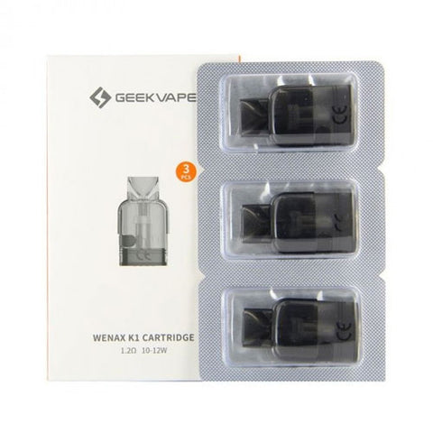 Geekvape Wenax K1 Pod Cartridge - Pod 2ml - Pod & Coil (3 Pack) | CRAM Vape Geekvape Wenax K1 Pod Cartridge - Pod 2ml - Pod & Coil (3 Pack) | CRAM Vape