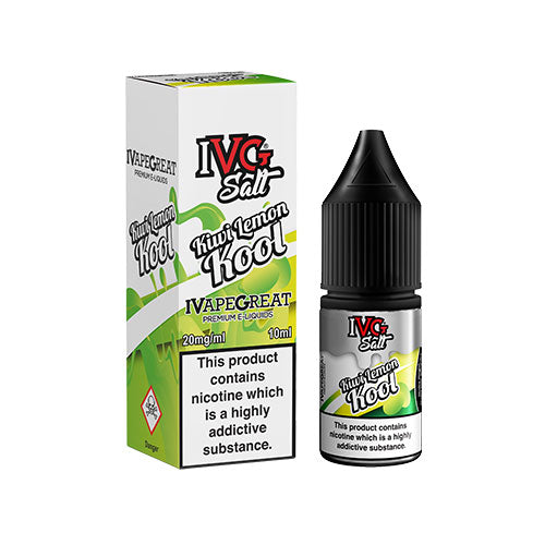 Kiwi Lemon Kool - IVG Salts - CRAM Vape - Scunthorpe Vape Store and Doncaster Vape Store