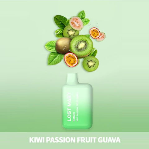 Kiwi Passion Fruit Guava - 20mg - Lost Mary BM600