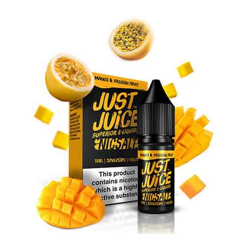 Mango & Passion Fruit - Just Juice Salts - CRAM Vape - Scunthorpe Vape Store and Doncaster Vape Store