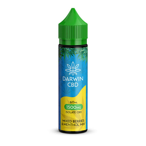 Mixed Berries & Menthol Mix - Darwin 1500mg CBD E-Liquid