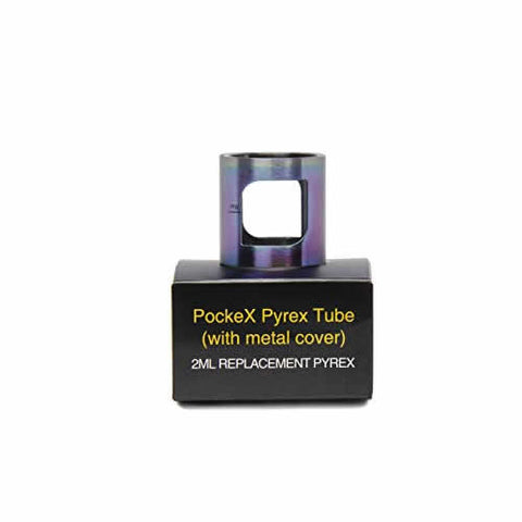 Aspire PockeX Glass Tube & Metal Cover