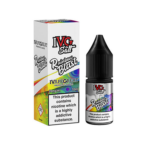 Rainbow Blast - IVG Salts - CRAM Vape - Scunthorpe Vape Store and Doncaster Vape Store