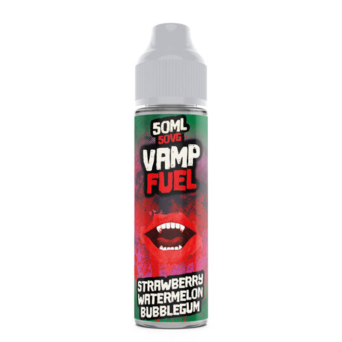 Strawberry Watermelon Bubblegum - Vamp Fuel - CRAM Vape - Scunthorpe Vape Store and Doncaster Vape Store