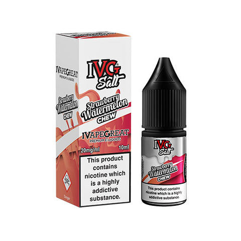 Strawberry Watermelon Chew - IVG Salts - CRAM Vape - Scunthorpe Vape Store and Doncaster Vape Store