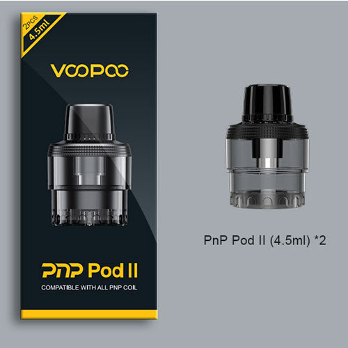 Voopoo PnP 2 (PnP II) - 4.5ml Replacement Pods - Empty Pod (2 Pack)